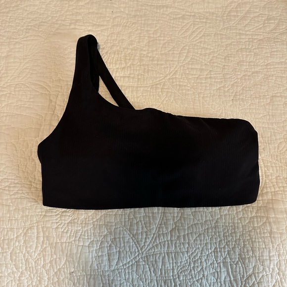 Sold Lululemon Ribbed Asymmetrical Bra - Picture 3 of 5
